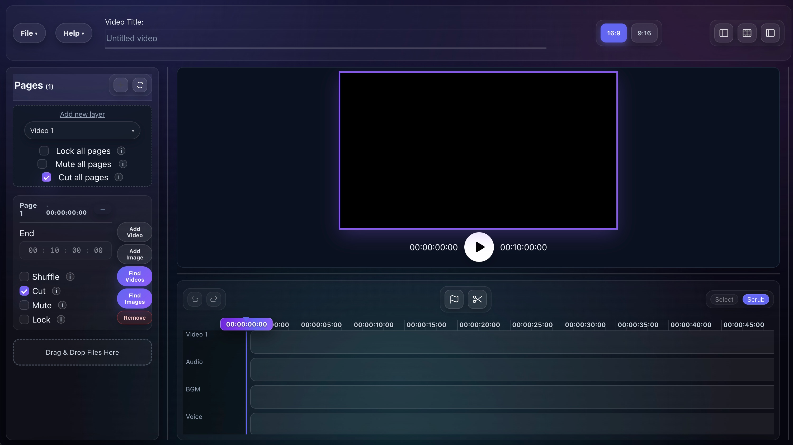 Screenshot: Advanced Editor